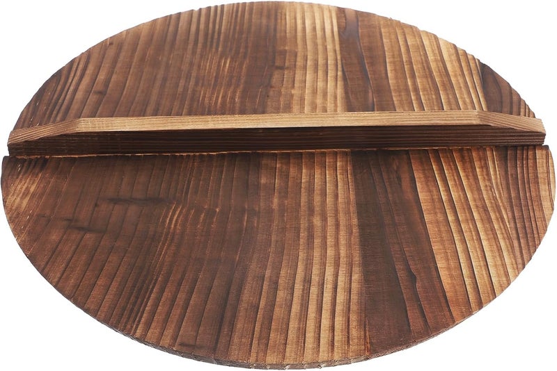 Surface safe 14-inch Wooden Wok Lid Carbonized Wood Pot Cover 36cm Anti Oil Splashing Kitchen Lid for Cast Iron Wok and Frying Pan, Household Cooking Accessory Elegant upgraded practical design Fade proof Transparent body Worldwide popular practical build Repeated use resistant selected material Budget friendly trendy design Secure equipped warehouse Field test upgraded craftsmanship Global light sturdy raw material Global production standard crafted Demand-based stock planning Dispersed regional warehouses Moisture wear upgraded quality Ready-to-ship local stock Simple multi-feature universal build Multi-purpose Tiered cost purchase alternatives Flexible sizing options Protective coating Quick available purchase options Balanced weight All-round well-engineered practical build Global trendy simple build Transit damage prevent build - Image 1