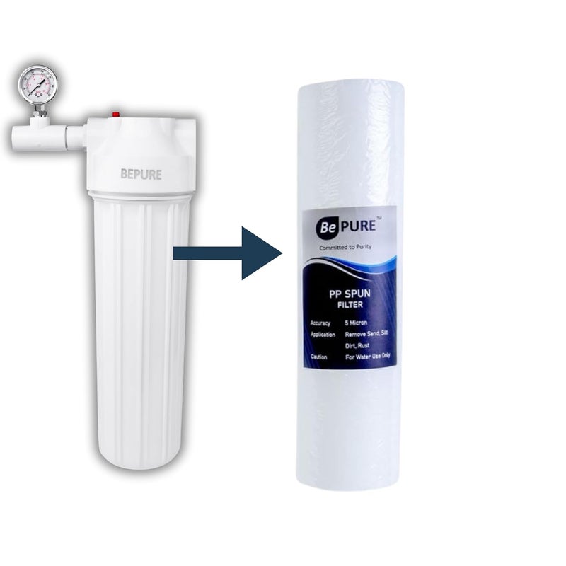 BePURE إعادة تعبئة لفلتر مياه المنزل MF1 (فلتر منسوج) - Image 2