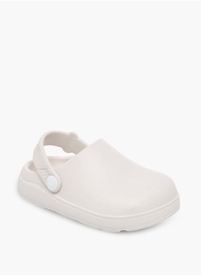 Aqua Boys Solid Clogs With Backstrap  - Image 1