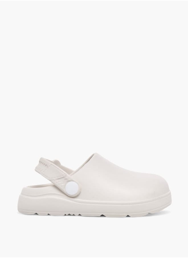 Aqua Boys Solid Clogs With Backstrap  - Image 3
