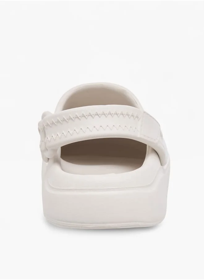 Aqua Boys Solid Clogs With Backstrap