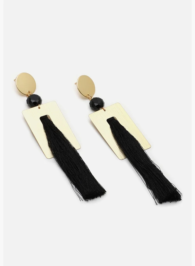 SOHI Gold Plated Designer casual Drop Earring For Women