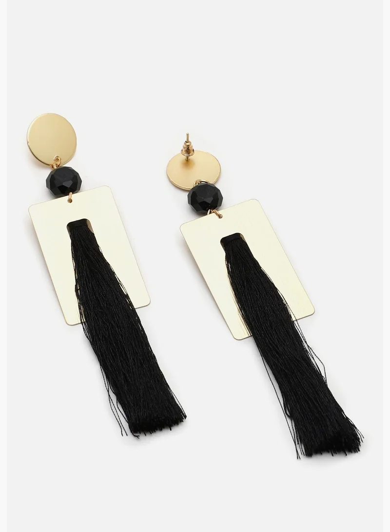 SOHI Gold Plated Designer casual Drop Earring For Women