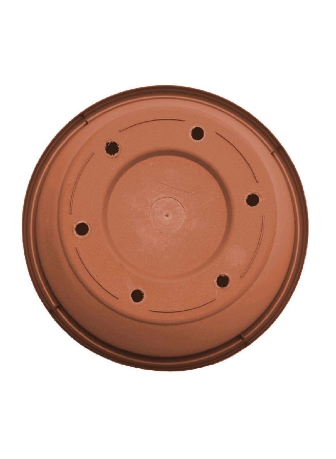 Bloem Tapered Style Weather Resistant Plastic Planter Terracotta 12 Inch 50012C - Image 4