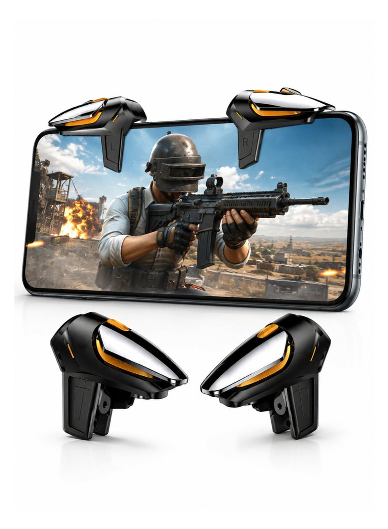 أزرار تحكم ألعاب الهاتف المحمول CH-002، متوافقة مع PUBG وألعاب إطلاق النار من منظور الشخص الأول، تعمل باللمس (يسار/يمين) للهواتف الذكية - Image 1
