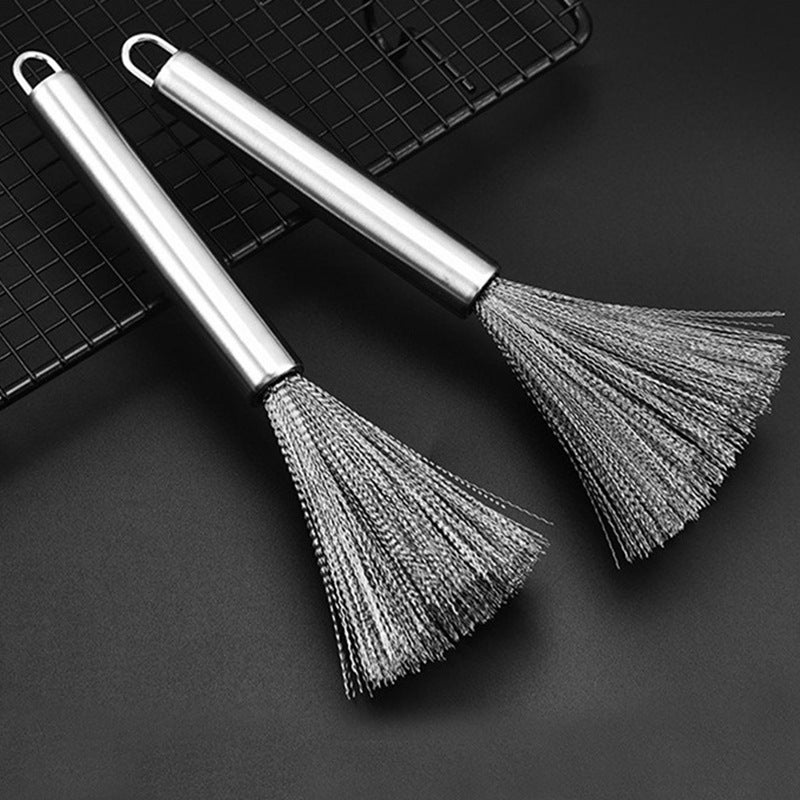 Stainless Steel Pot Brush with Handle 24cm medium - Image 4
