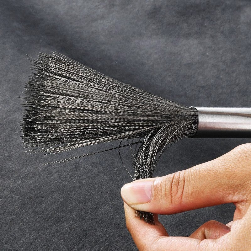 Stainless Steel Pot Brush with Handle 24cm medium - Image 5