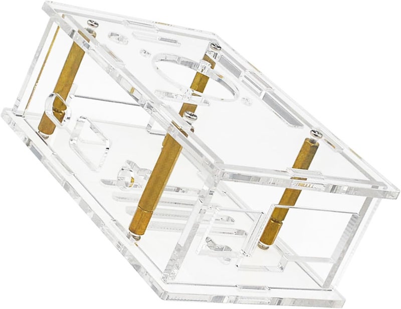 Clear Acrylic Protective Case for 4A Board Components Enhances Cooling and Visibility Scratch Scratch Acrylic Case - Image 1