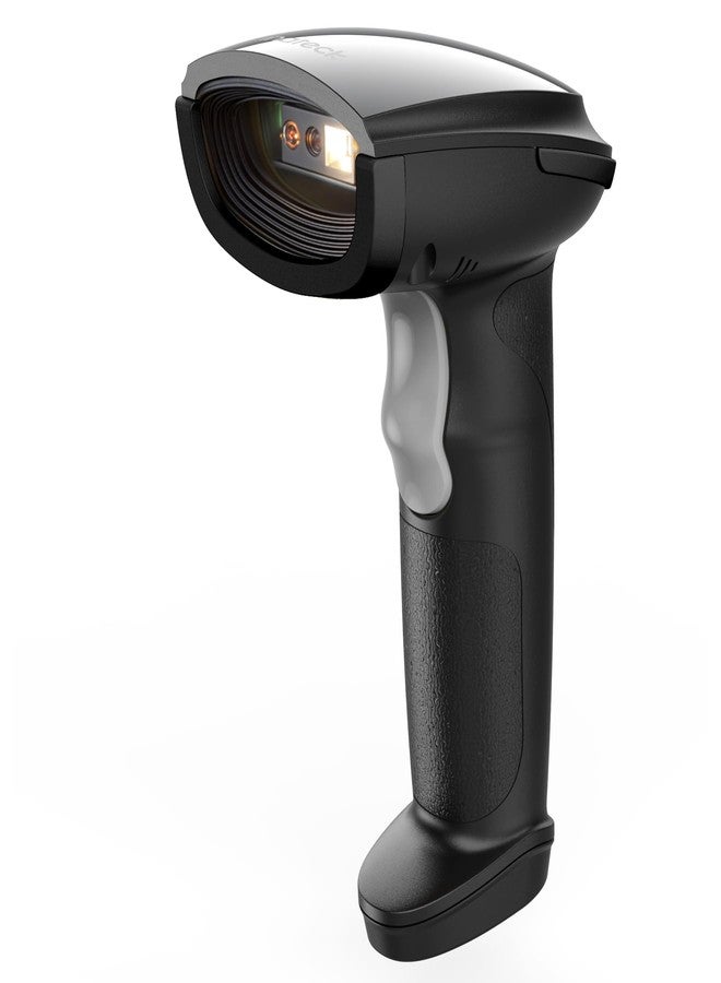 Inateck 2D Barcode Scanner, Wireless Bluetooth QR Barcode Scanner, Handheld Scanner with APP and SDK, 1 Charge for 3 Months, BCST-23 Dark Gray - Image 1