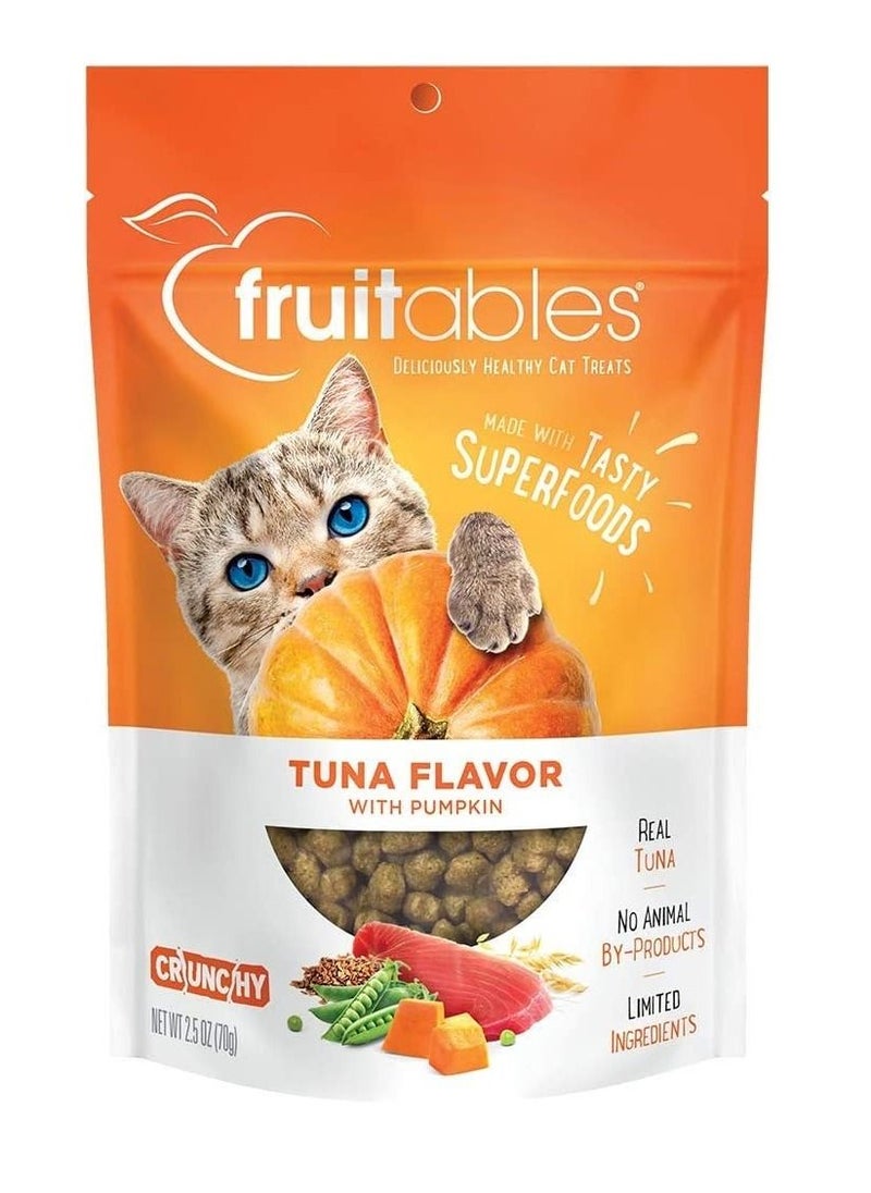 Fruitables - Tuna Flavor with Pumpkin Cat Treats 70g - Image 1