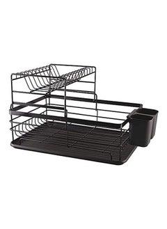 Generic 2-Tier Dish Drying Storage Rack Black 800grams  - Image 1