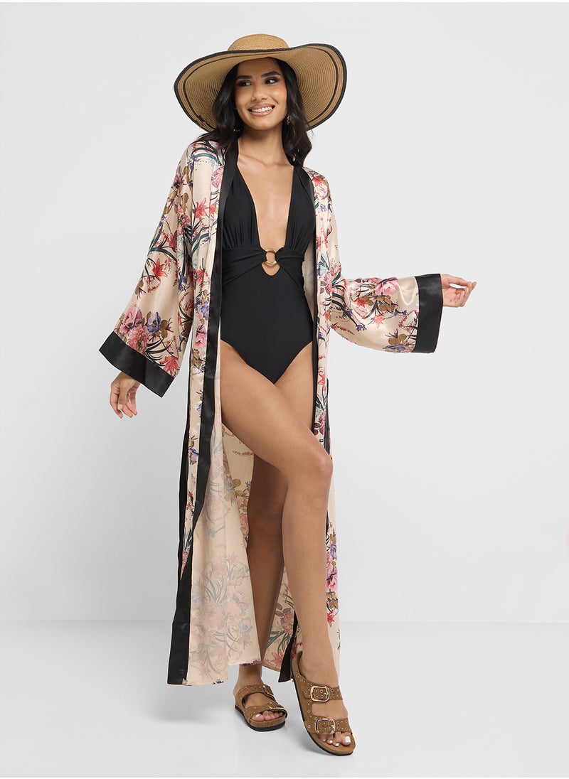 Desert Cove Floral Printed Kimono  - Image 4