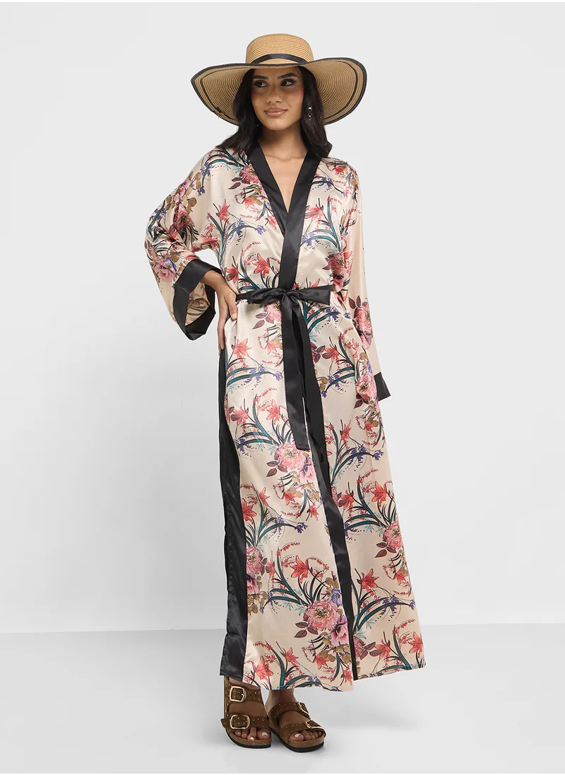 ديزرت كوف Floral Printed Kimono