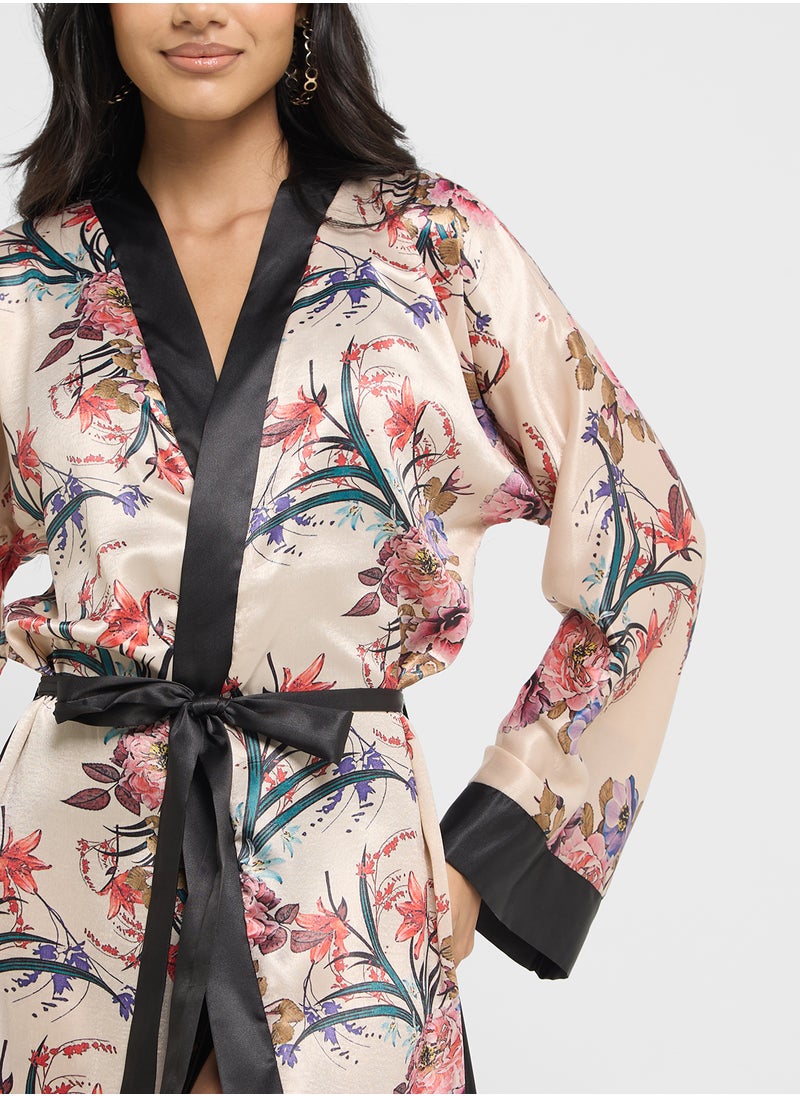 Desert Cove Floral Printed Kimono  - Image 3