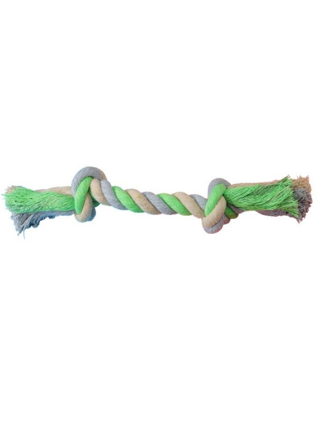 Dog Rope Toy for Aggressive Chewers Indestructible Tough Dog Rope Toy Cotton Chew Rope Toy for Dog Tug of War Teeth Cleaning(green) - Image 1