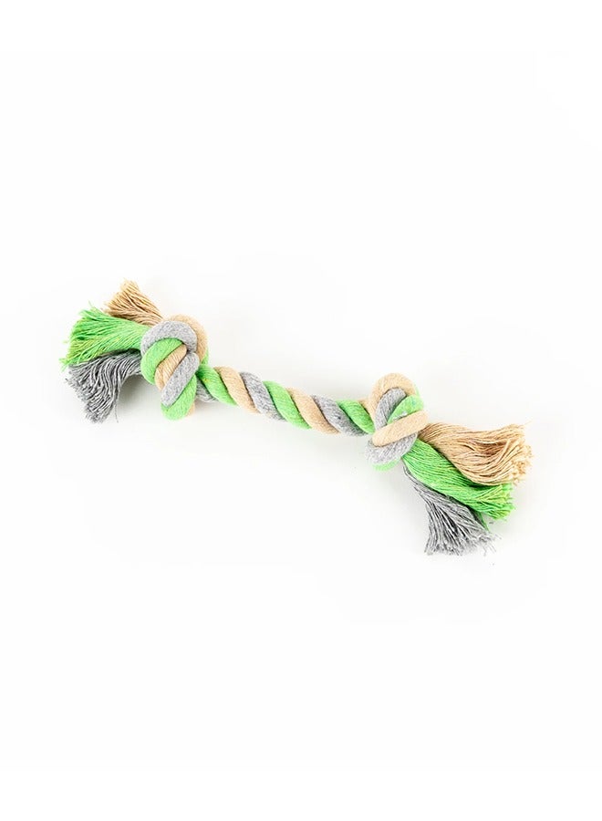 Dog Rope Toy for Aggressive Chewers Indestructible Tough Dog Rope Toy Cotton Chew Rope Toy for Dog Tug of War Teeth Cleaning(green) - Image 2