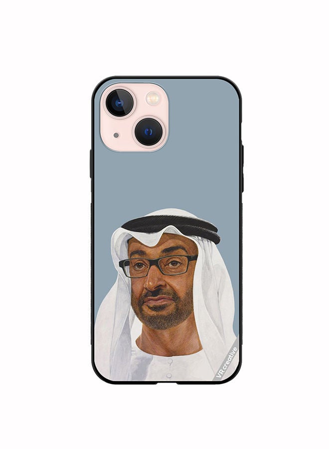 VR CREATIVE Protective Case Cover For Apple iPhone 14 Plus Sheikh Mohamed Bin Zayed Al Nahyan Design Multicolour - Image 1