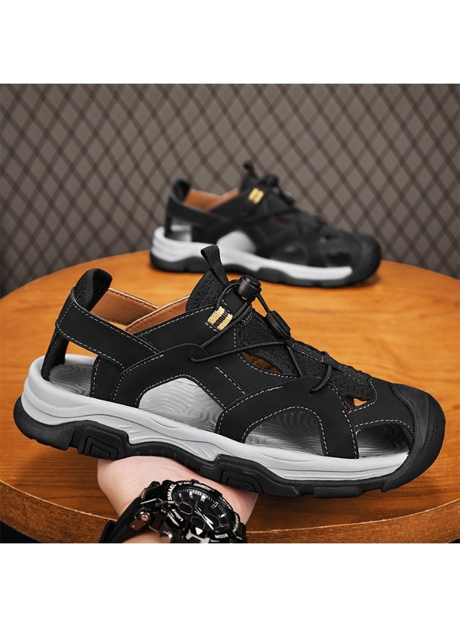 Men Fashion Big Size Summer Sport Sandals Beach Water Hiking Shoes Comfort Breathable Casual Non-slip Indoor Outdoor Sandal - Image 2