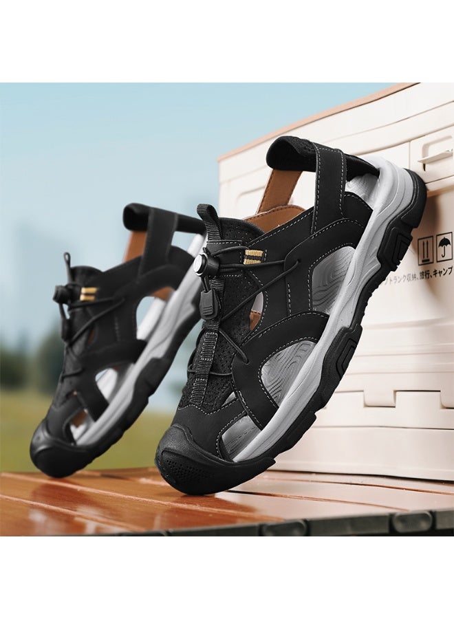 Men Fashion Big Size Summer Sport Sandals Beach Water Hiking Shoes Comfort Breathable Casual Non-slip Indoor Outdoor Sandal - Image 3
