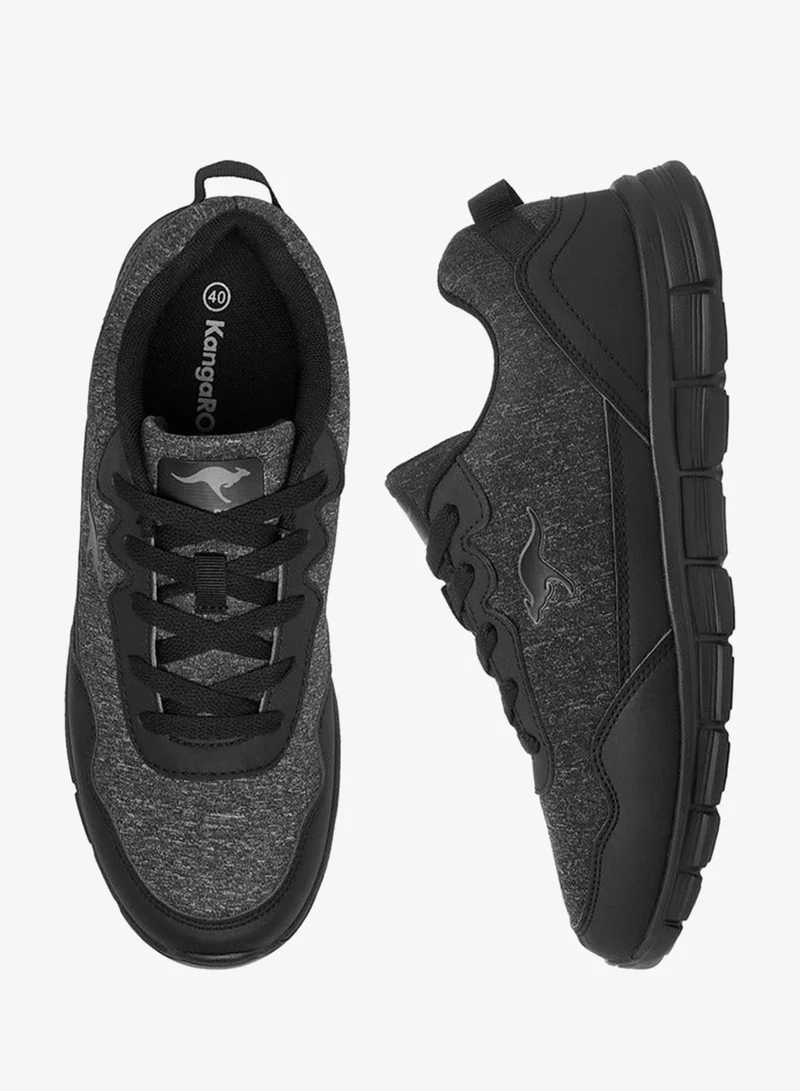 kangaROOS Women's Logo Embroidered Sports Shoes with Lace-Up Closure