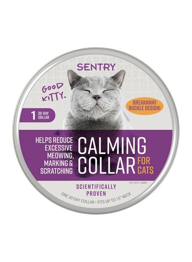 SENTRY PET CARE Sentry Behavior and Calming Collar for Cats, 1Ct, Purple - Image 1