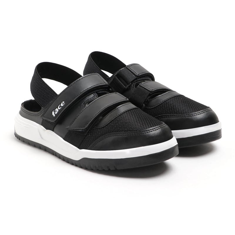 Face أحذية كلوغ صيفية سوداء للأولاد - Image 5