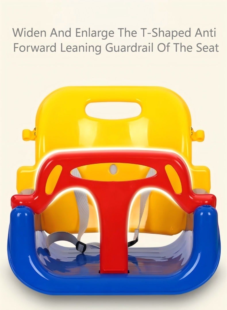 جونيوك 4-إن-1 طفل صغير سوينغ مجموعة مع الإطار داخلي وخارجي الطفل سوينغ مع حامل معدني قابل للطي الاطفال سوينغ مجموعة للفناء الخلفي، وسهلة لتجميع وتخزين - Image 5