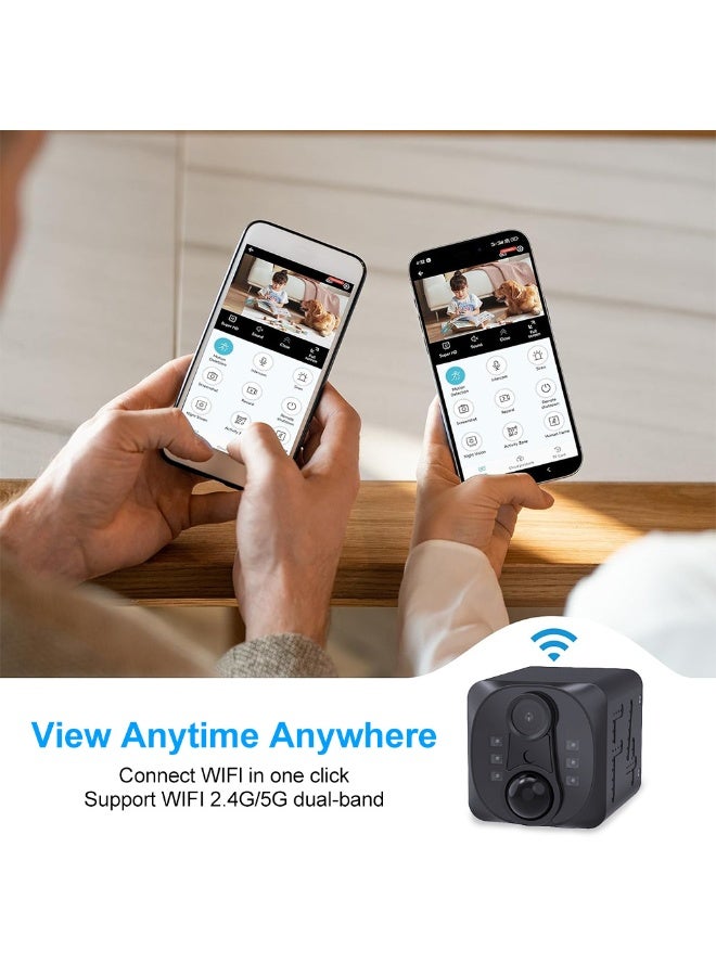 WD22 4MP WiFi Security Camera - 2.5K HD, PIR Human Motion Detection, 140° View, Night Vision, 2-Way Audio, Cloud Storage, Long Battery Life for Indoor/Outdoor Home Security - Image 4