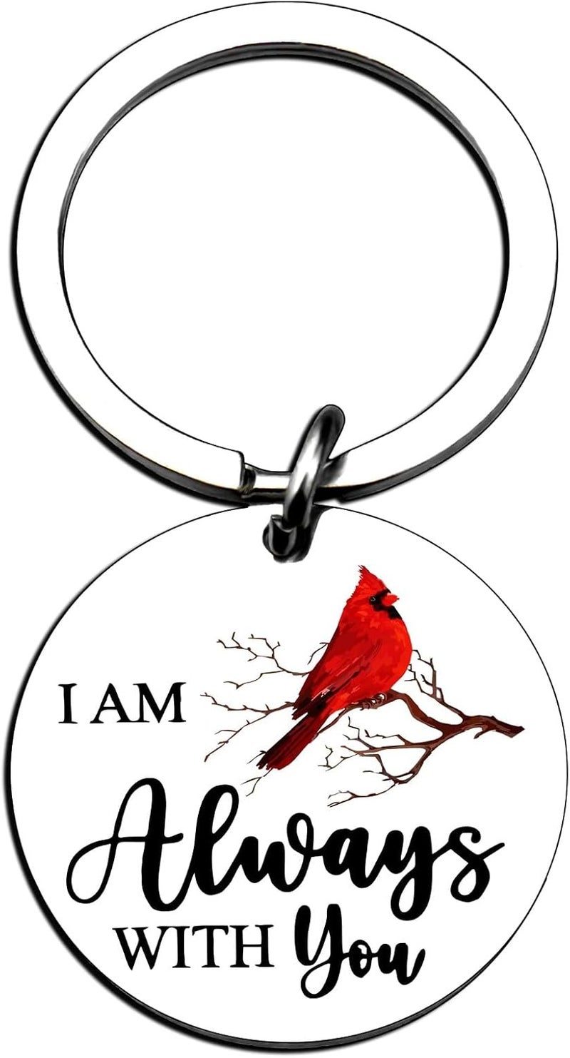 Aisity Cardinal Keychain Gifts Sympathy Gifts for Loss Of Loved One Grief Bereavement Gifts for Loss Of Father Mother Daughter Son Red Cardinal Memorial Gift Bereavement Condolences Gift for Loss - Image 1