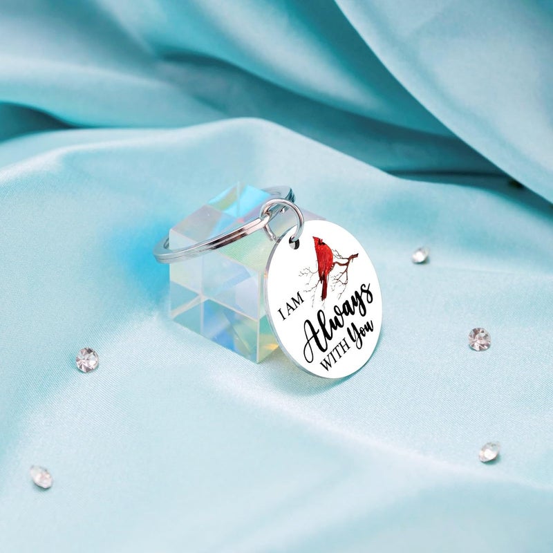 Aisity Cardinal Keychain Gifts Sympathy Gifts for Loss Of Loved One Grief Bereavement Gifts for Loss Of Father Mother Daughter Son Red Cardinal Memorial Gift Bereavement Condolences Gift for Loss - Image 4
