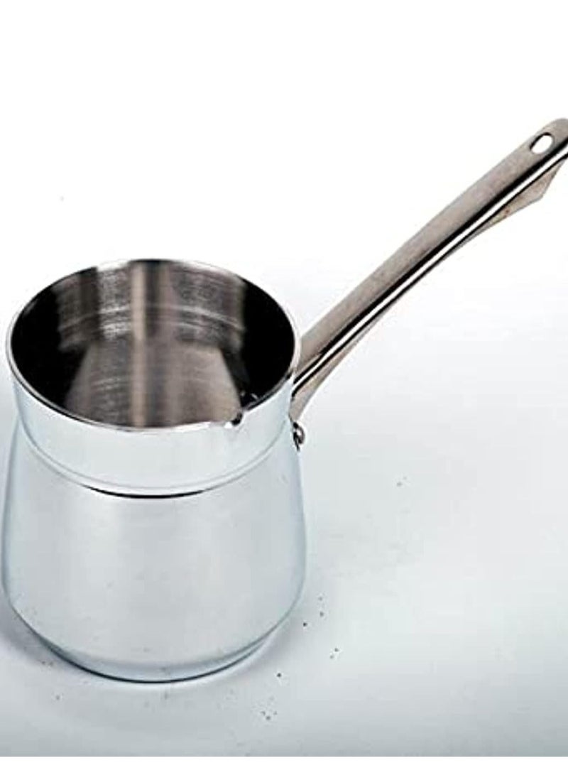 سلطان ركوة و كنكة قهوة من الالومنيوم مقاسات مختلفة 50مل 150مل 250مل 300مل 350مل 450مل صناعة مصرية - Image 5