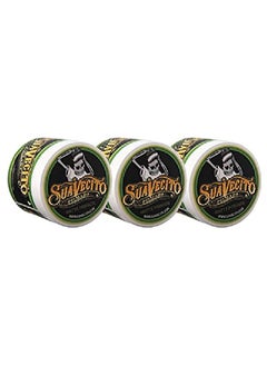 SUAVECITO Pomade Matte (Shinefree) Formula 4 Oz 3 Pack Medium Hold Hair Pomade For Men Low Shine Matte Hair Paste For Natural Texture Hairstyles  - Image 1