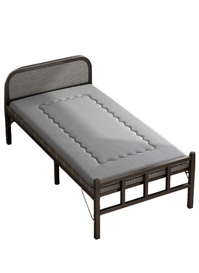 NKX - Portable Foldaway household Simple Bed companion with Lambwool Matress - Image 1