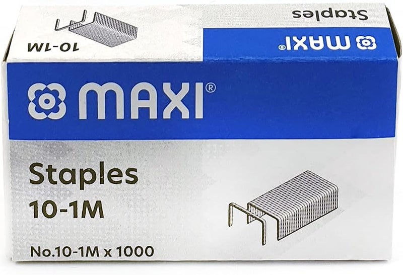 No.10 Staple Pins, ‎Silver, MX-10-1M, Pack of 1000 - Image 1