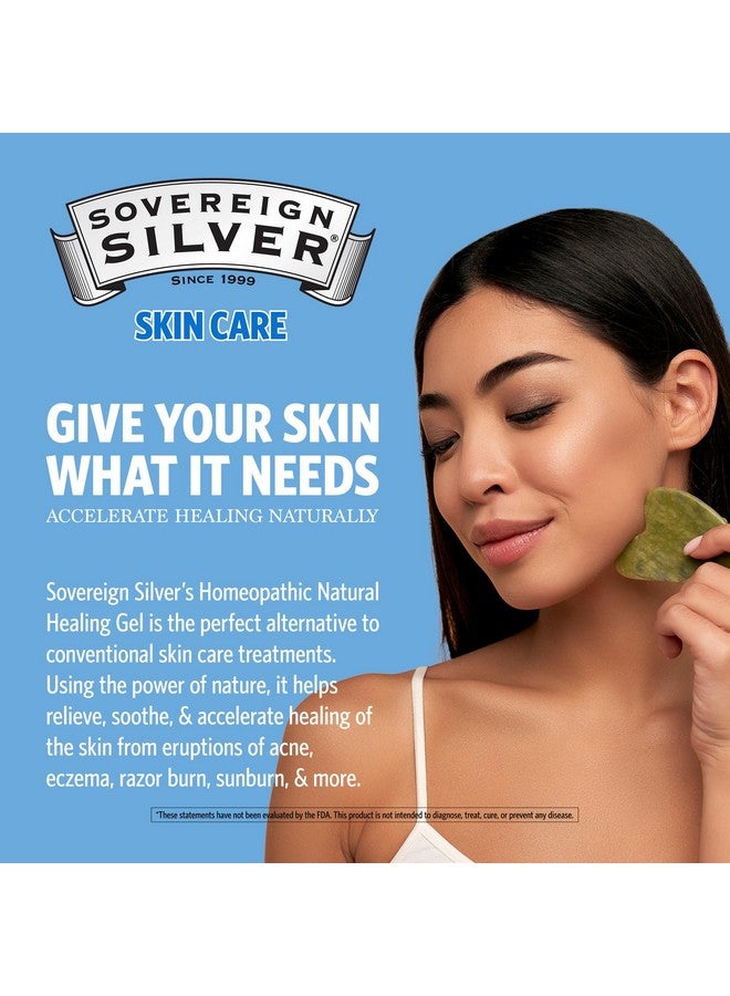Sovereign Silver Natural Healing Gel - Skin Care For Healing, Redness Reduction, Minimizing Acne Scars & Easing Inflammation - 2Oz - Image 2