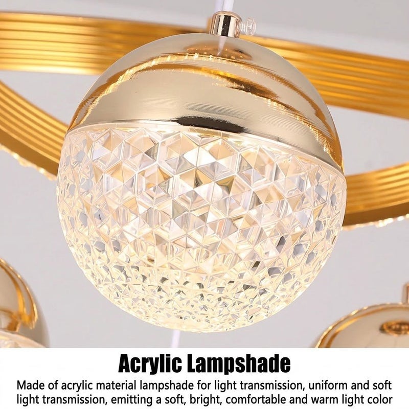 CME Modern Minimalist Restaurant Chandelier - LED Light for Dining Room, Bar, Bedroom & Staircase - Image 3