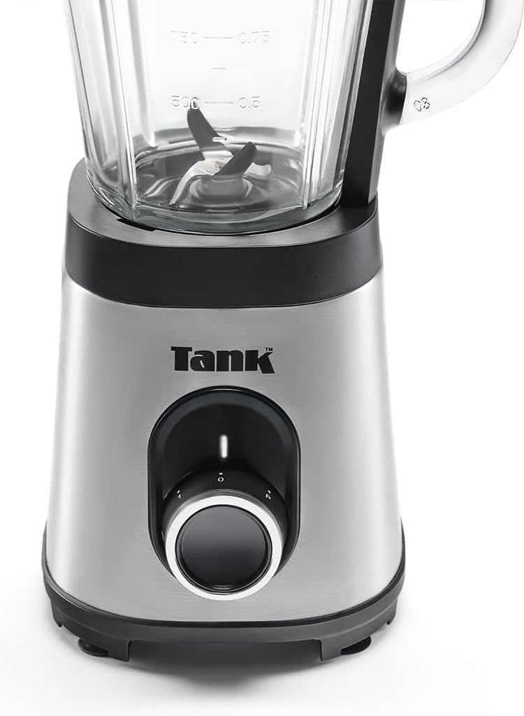 TANK Tank Super Blender, 1.5L Glass Jug, 900ml BPA Free Plastic Bottle, 800 Watts, YB-S62k, 2-Year Warranty - Image 5