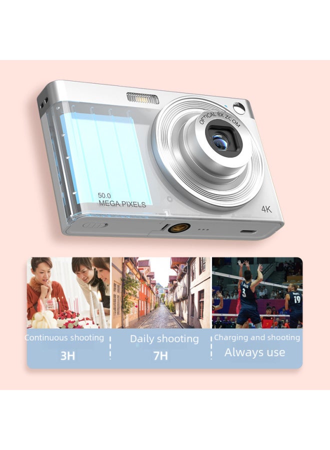 Million Megapixel Telescopic Lens Hd Ccd Micro Single Camera Optical Zoom 4k Retro Student Camera - Image 3