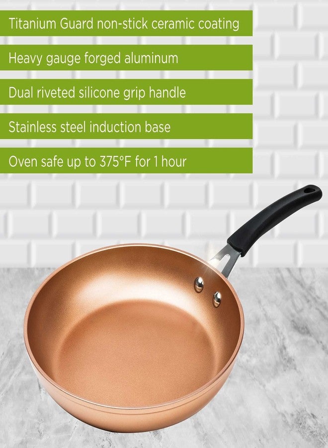 Ecolution EUCP-5128 Endure Nonstick Fry Pan, Copper - Image 3