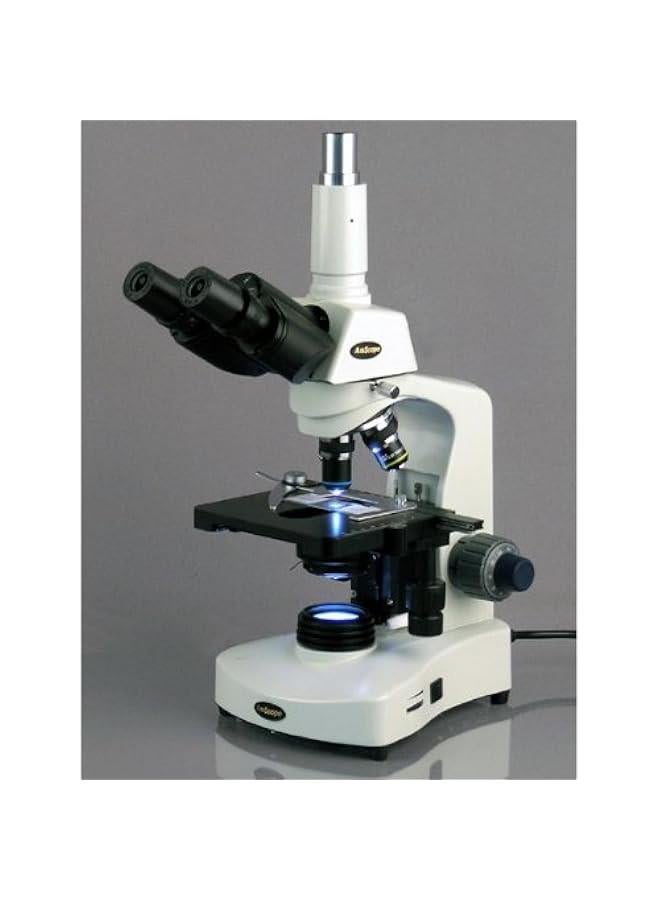 Arabest T340B-LED-5M 40X-2000X Siedentopf Trinocular Compound 3W LED Microscope + 5MP Digital Camera  - Image 5