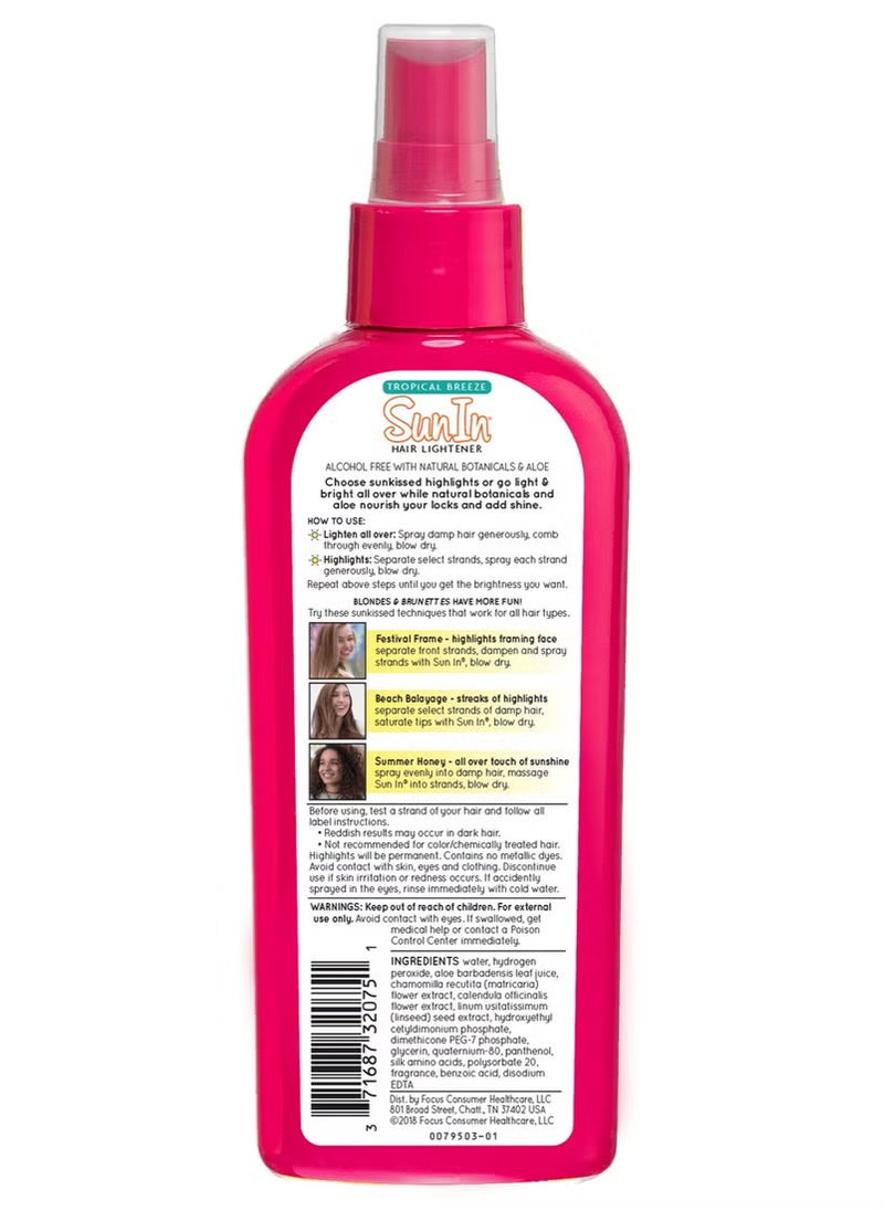 Sun In - Hair Lightener Tropical Breeze Hair Spray 138ml - Image 1