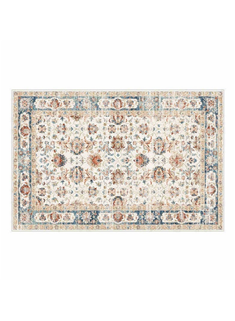 Vintage Persian Style Area Rug for Living Room - 140*200cm, Non-Slip, Stain-Resistant, Easy to Clean, Washable, Soft and Comfortable Carpet - Image 5