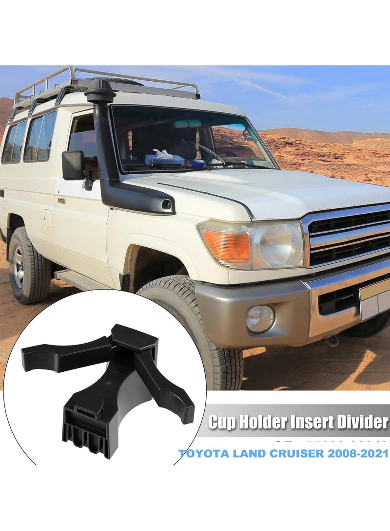 TLAXCA حامل أكواب وحدة التحكم المركزية متوافق مع تويوتا لاند كروزر 2008-2021، لاند كروزر برادو 120 2002-2009 يحل محل 55633-60040 5563360040 - Image 2