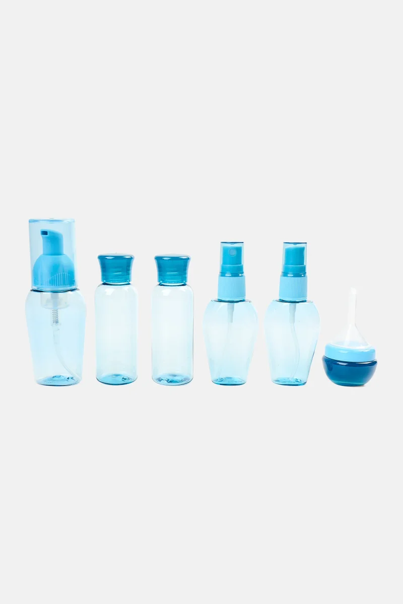 Muy Mucho 9 Piece Travel Bottle Kit, Transparent