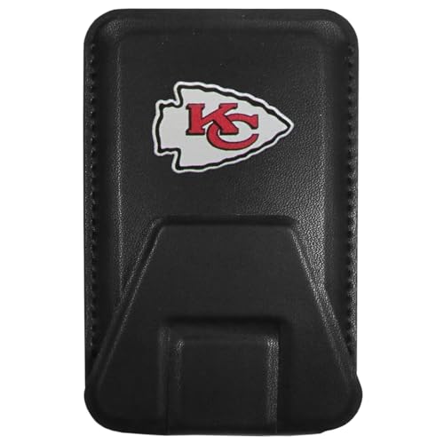Siskiyou Sports NFL Kansas City Chiefs Magnetic Phone Wallet Black One Size - Image 1