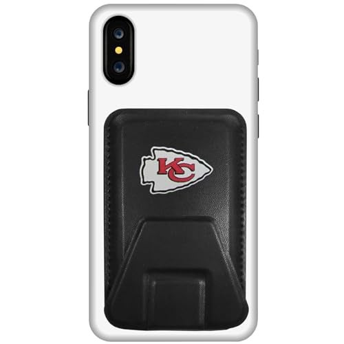 Siskiyou Sports NFL Kansas City Chiefs Magnetic Phone Wallet Black One Size - Image 3