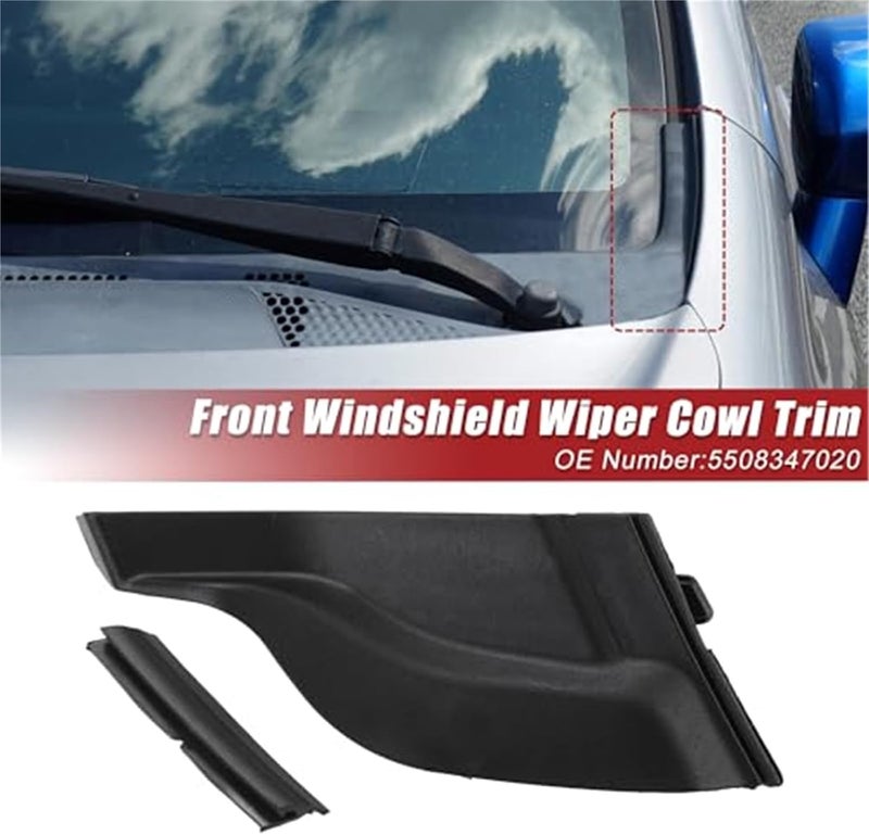 Vuzmode Windshield Wiper Cowl Extension Trim for Toyota Prius - Image 4