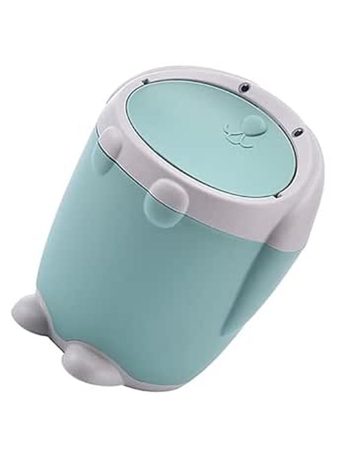 Mini Plastic Trash Can Small Kitchen Garbage Bin For Desk Bedroom Bathroom - Image 1