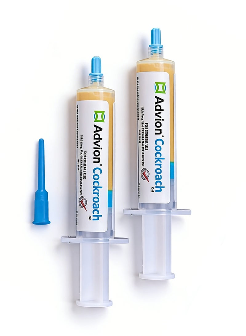 Cockroach طقم جيل قتل الصراصير البني - مبيد صراصير أصلي من الولايات المتحدة الأمريكية - عبوة من قطعتين - Image 1