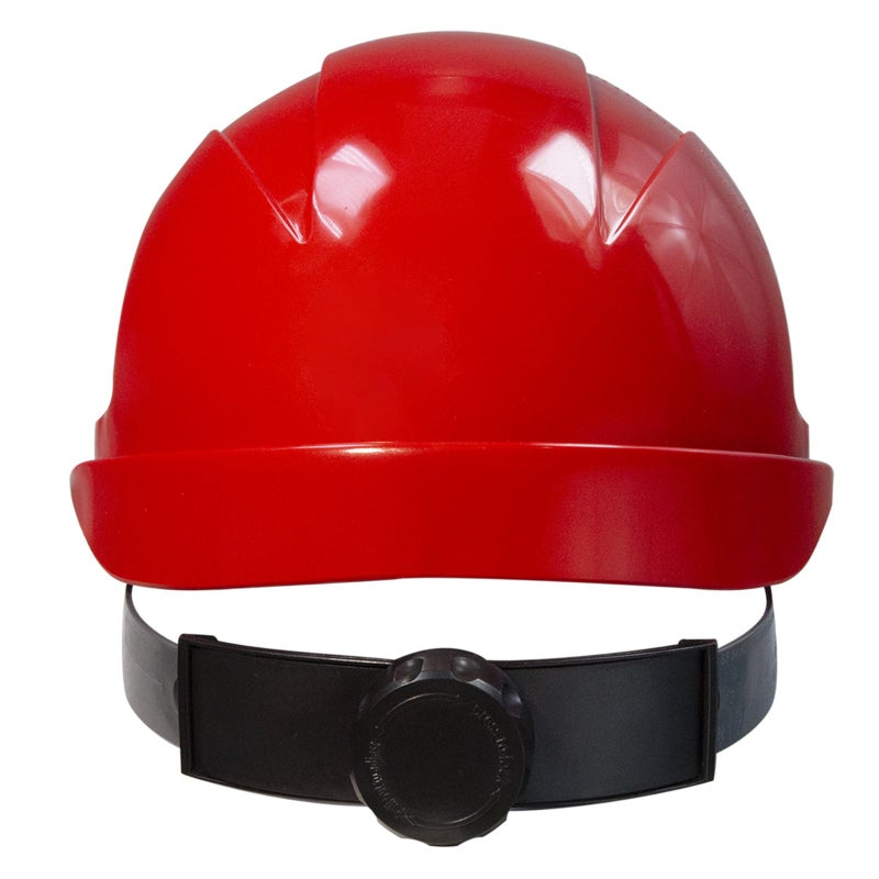 Jorestech Safety Hard Hat Red Hdpe Cap Style Helmet With 4-Point Adjustable Ratchet Suspension For Work  Home  And General Headwear Protection Ansi Z89.1-14 Compliant Hhat-01 - Image 3